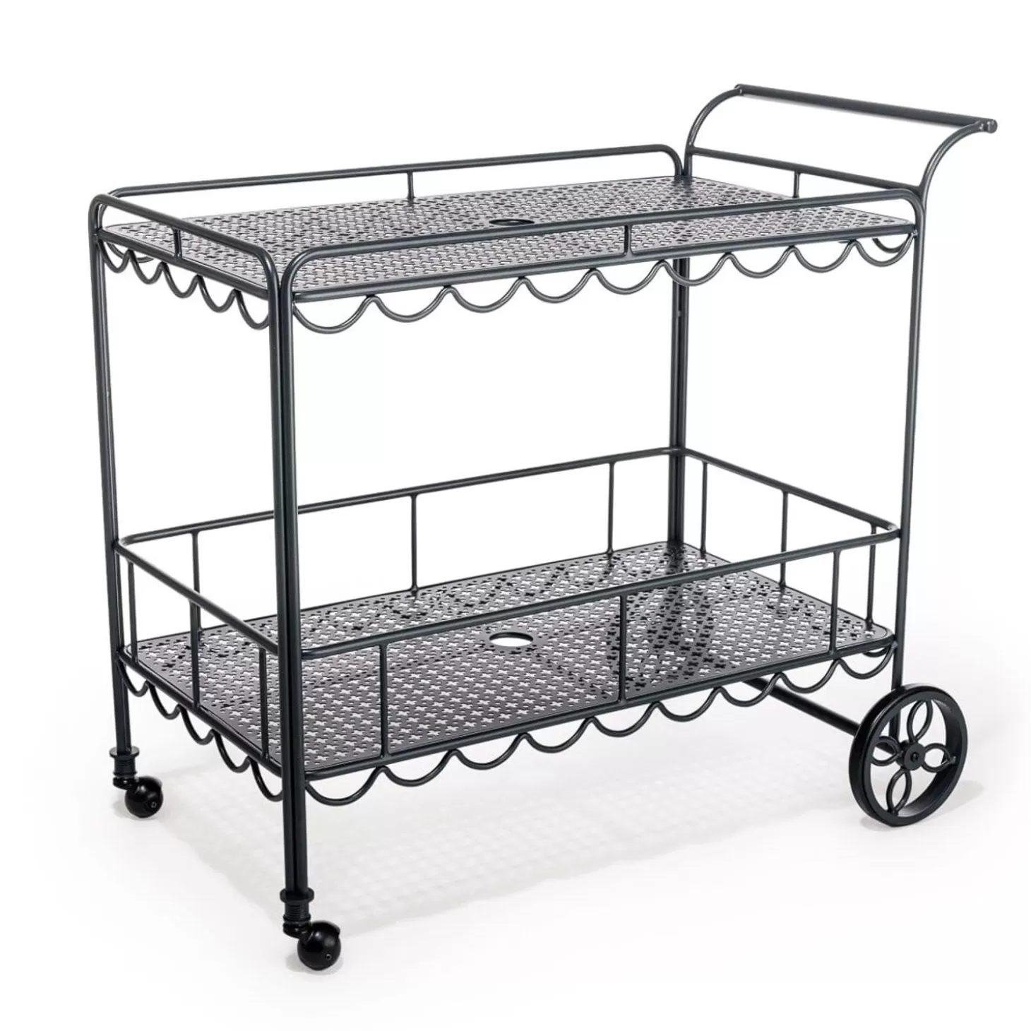 Al Fresco Bar Carts>Business & Pleasure Co. The Al Fresco Bar Cart - Vintage Black