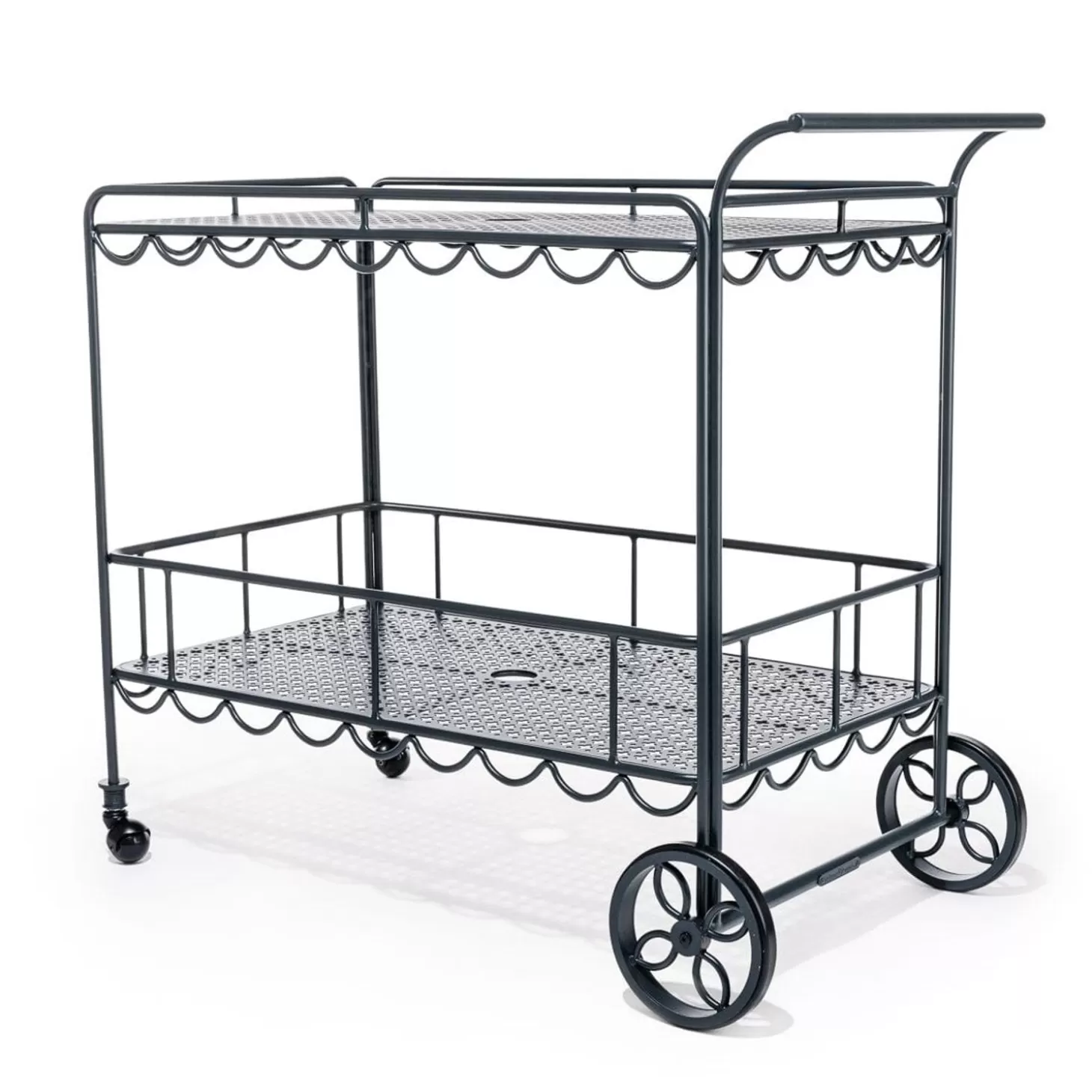 Al Fresco Bar Carts>Business & Pleasure Co. The Al Fresco Bar Cart - Vintage Black