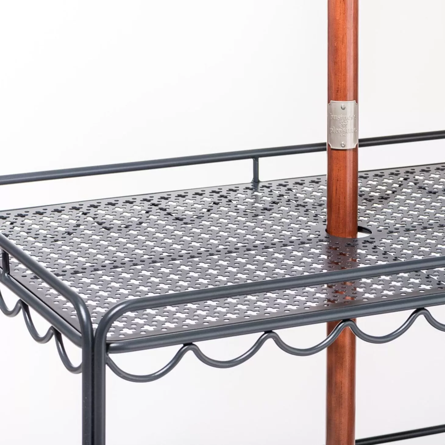 Al Fresco Bar Carts>Business & Pleasure Co. The Al Fresco Bar Cart - Vintage Black
