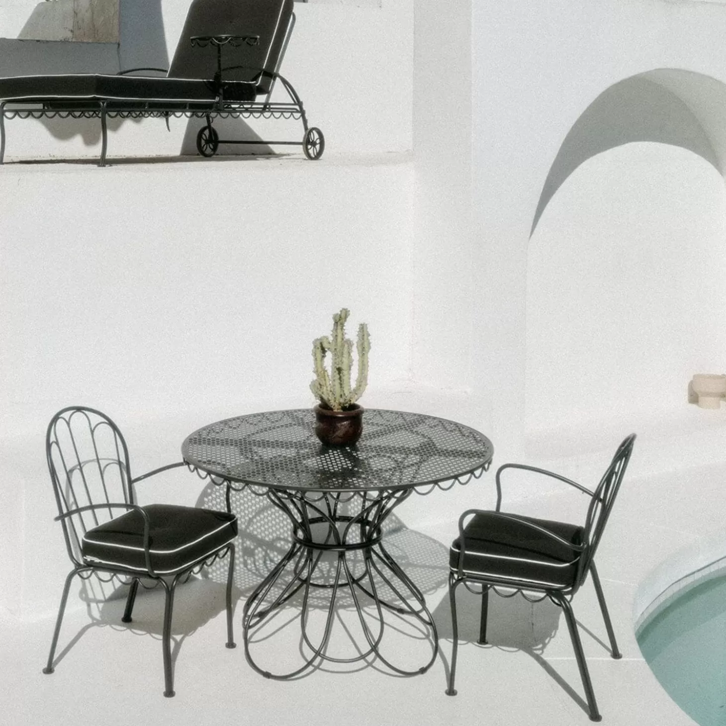 Al Fresco Tables>Business & Pleasure Co. The Al Fresco Dining Table - Vintage Black
