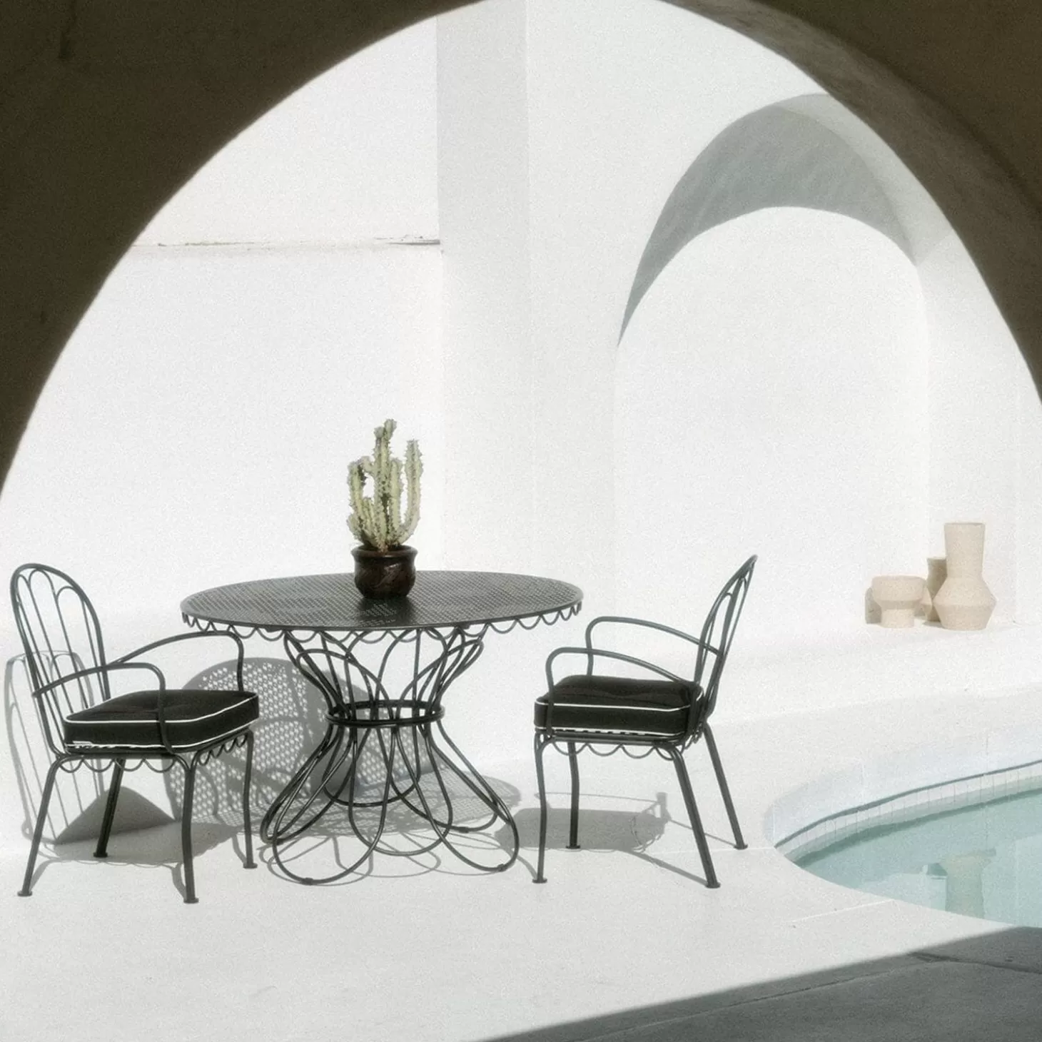 Al Fresco Tables>Business & Pleasure Co. The Al Fresco Dining Table - Vintage Black