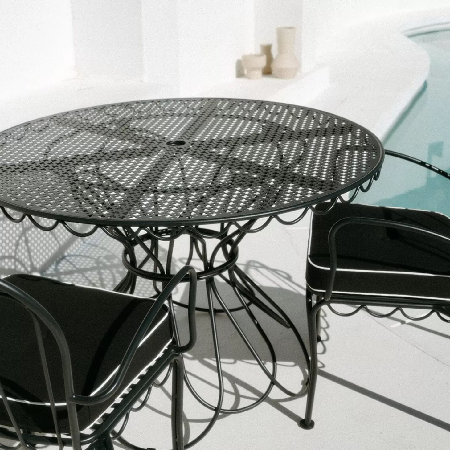 Al Fresco Tables>Business & Pleasure Co. The Al Fresco Dining Table - Vintage Black