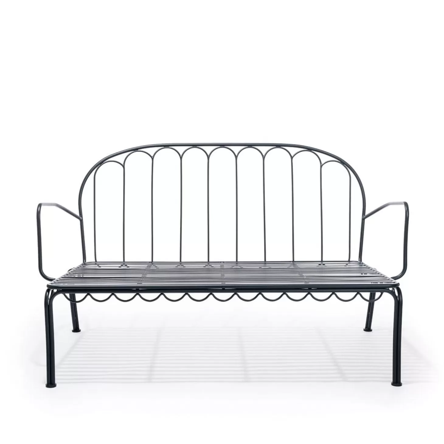 Al Fresco Love Seats>Business & Pleasure Co. The Al Fresco Love Seat - Vintage Black