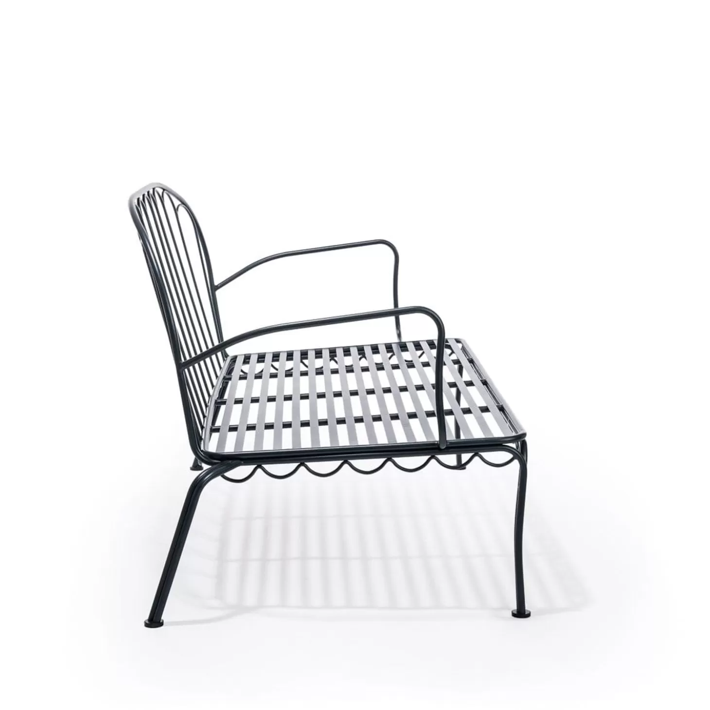 Al Fresco Love Seats>Business & Pleasure Co. The Al Fresco Love Seat - Vintage Black