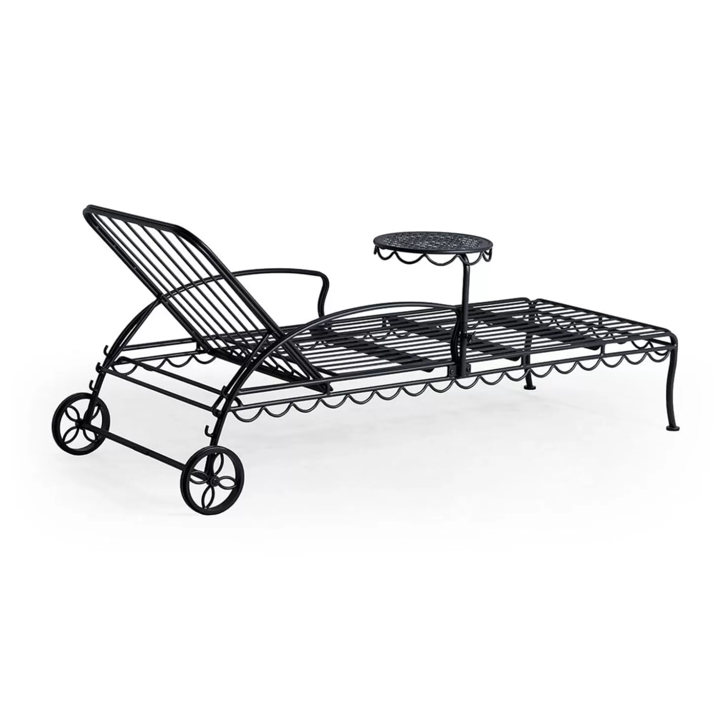 Al Fresco Sun Loungers>Business & Pleasure Co. The Al Fresco Sun Lounger - Vintage Black