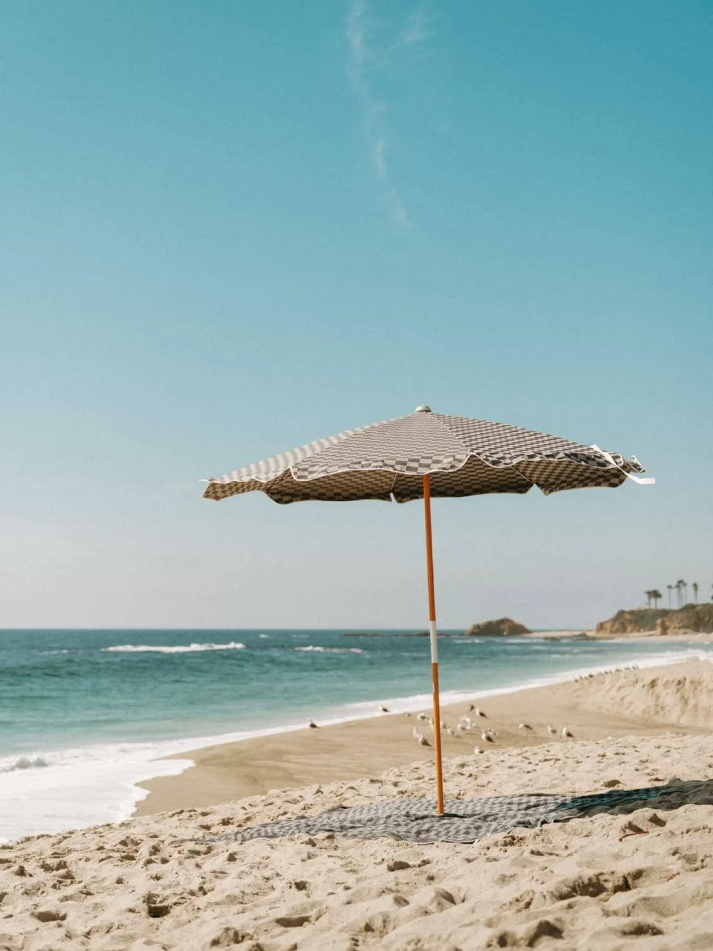 Amalfi Umbrellas>Business & Pleasure Co. The Amalfi Umbrella - Vintage Green Check