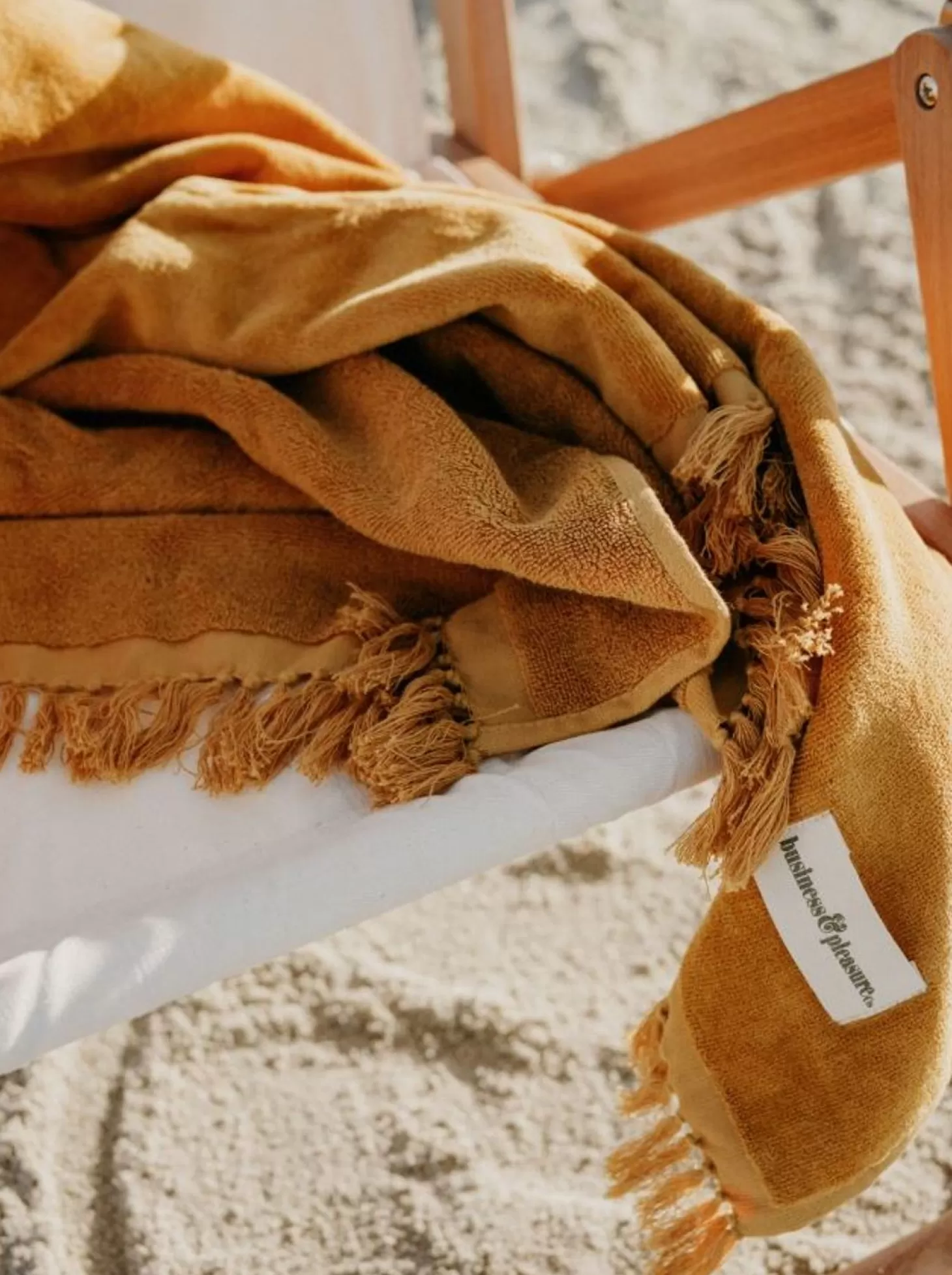 Beach Towels>Business & Pleasure Co. The Beach Towel - Vintage Gold