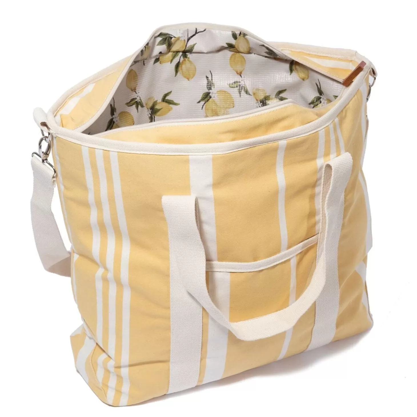 Cooler Tote Bags>Business & Pleasure Co. The Cooler Tote Bag - Vintage Yellow Stripe