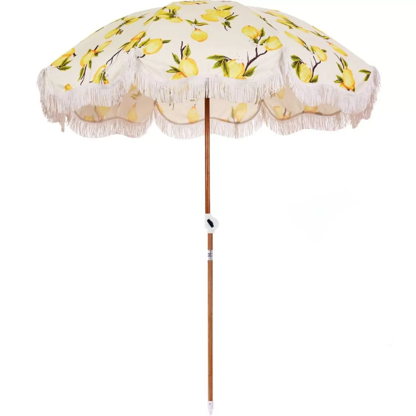 Holiday Beach Umbrellas>Business & Pleasure Co. The Holiday Beach Umbrella - Vintage Lemons