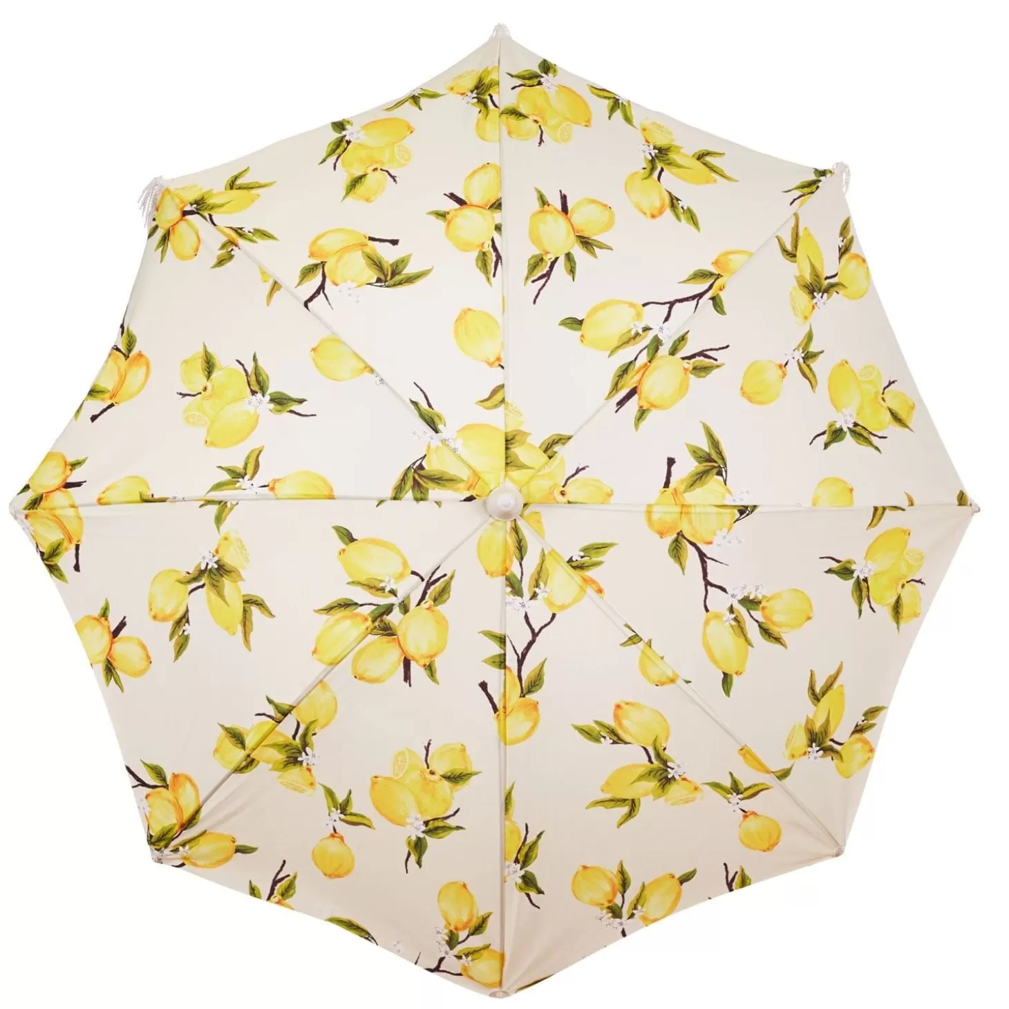 Holiday Beach Umbrellas>Business & Pleasure Co. The Holiday Beach Umbrella - Vintage Lemons