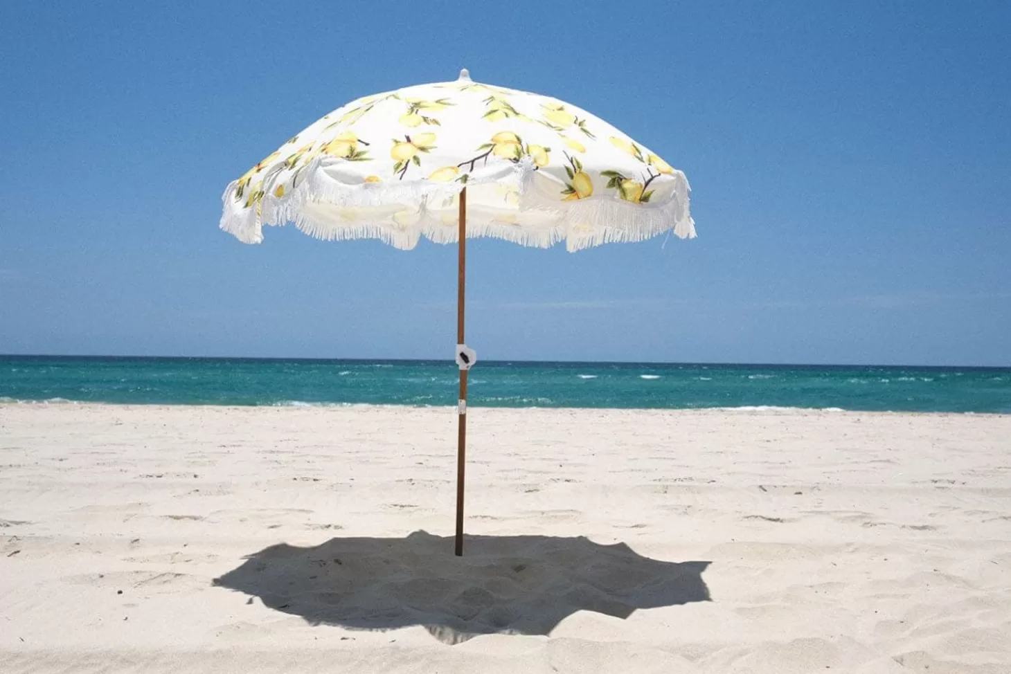 Holiday Beach Umbrellas>Business & Pleasure Co. The Holiday Beach Umbrella - Vintage Lemons