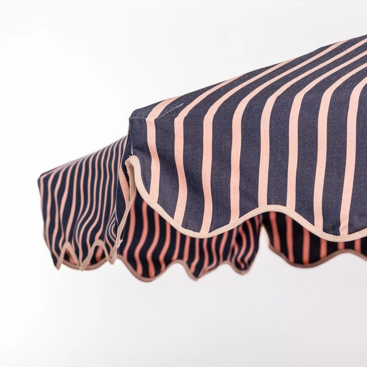Market Umbrellas>Business & Pleasure Co. The Market Umbrella - Monaco Navy And Pink Stripe