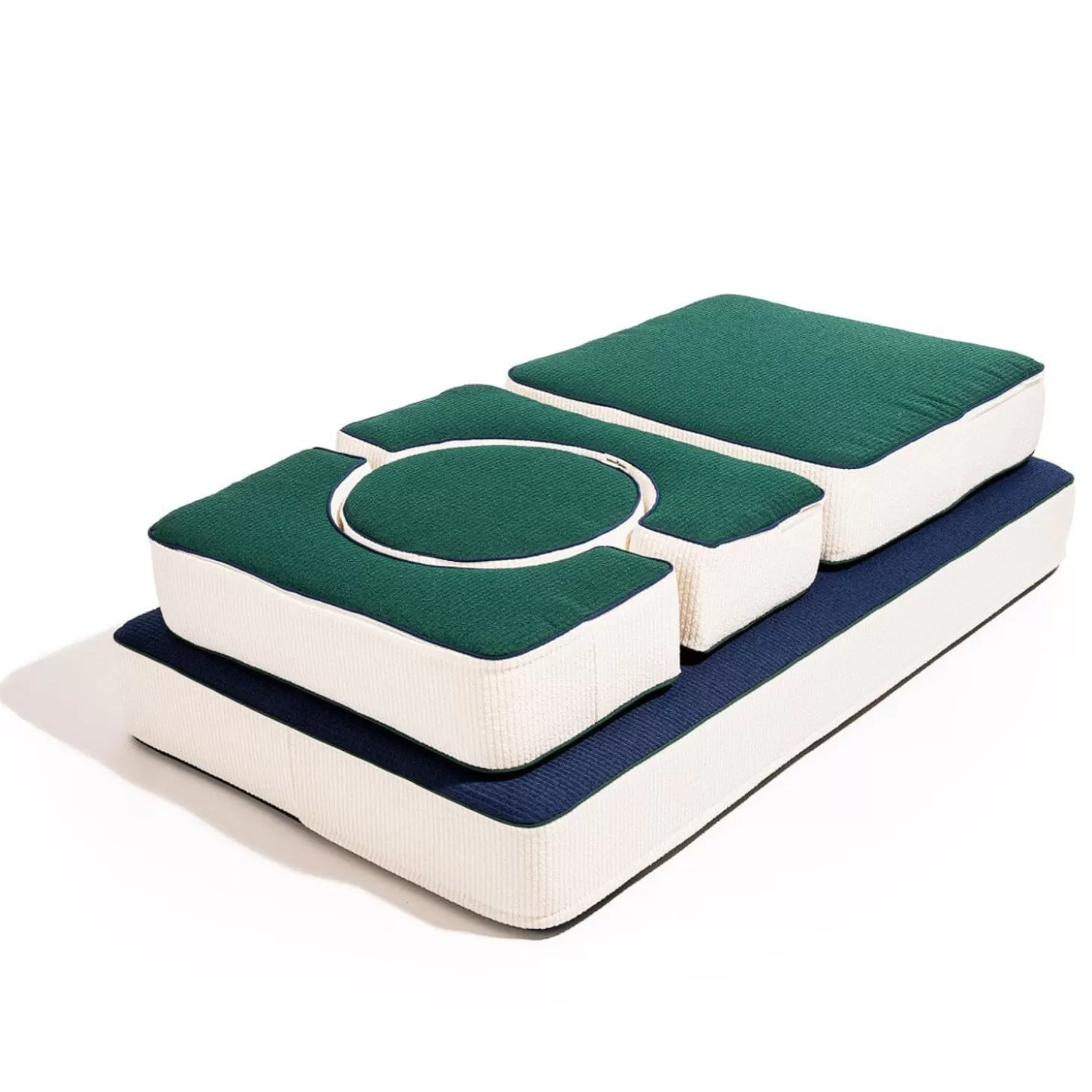 Outdoor Cushions>Business & Pleasure Co. The Modular Pillow Stack - Corduroy College Cinque