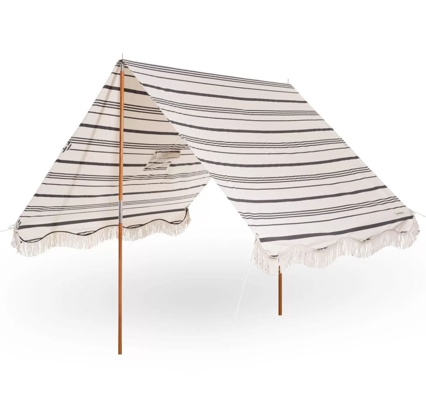 Cabanas & Tents>Business & Pleasure Co. The Premium Beach Tent - Vintage Black Stripe