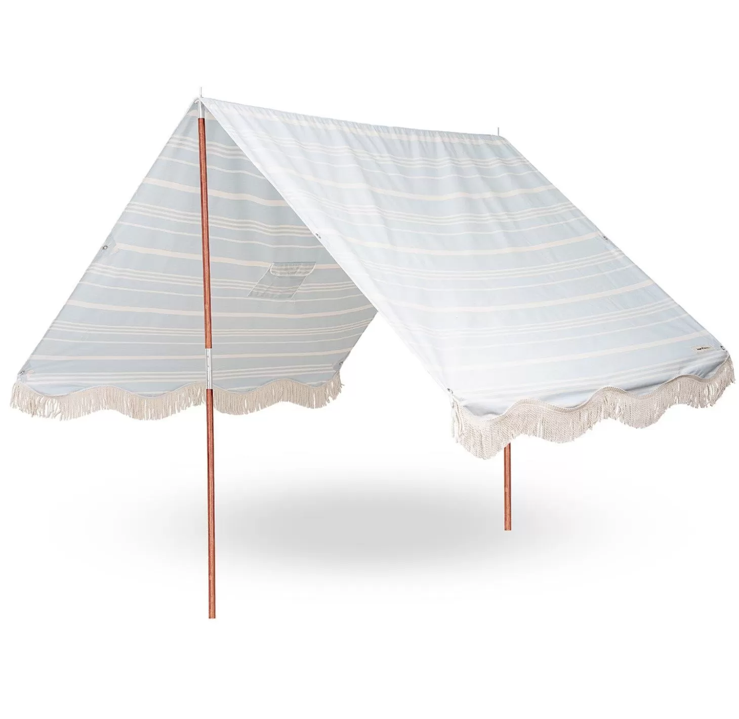 Cabanas & Tents>Business & Pleasure Co. The Premium Beach Tent - Vintage Blue Stripe