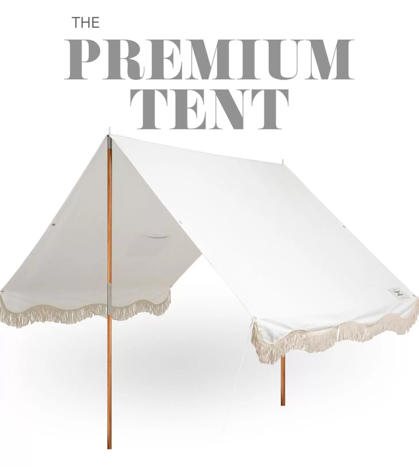 Cabanas & Tents>Business & Pleasure Co. The Premium Beach Tent - Vintage Yellow Stripe