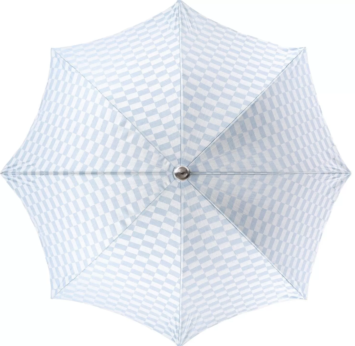 Premium Beach Umbrellas>Business & Pleasure Co. The Premium Beach Umbrella - Vintage Blue Check