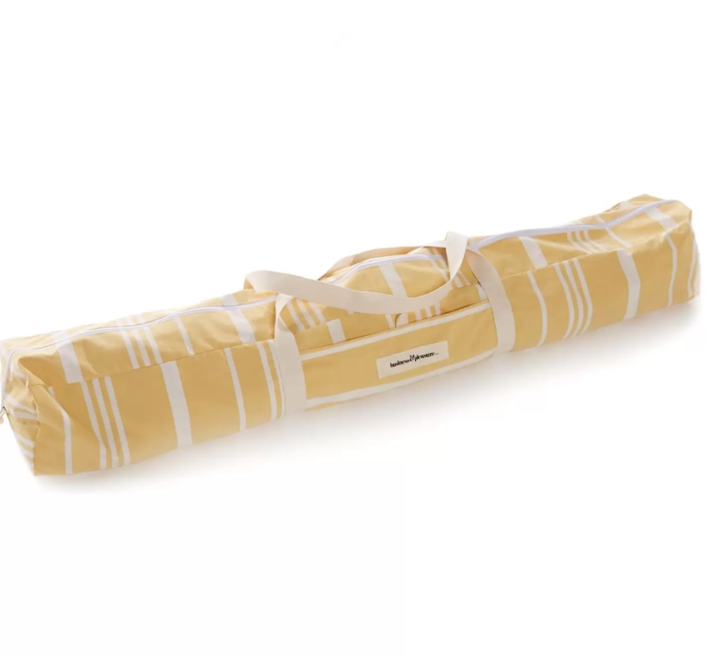 Cabanas & Tents>Business & Pleasure Co. The Premium Cabana - Vintage Yellow Stripe