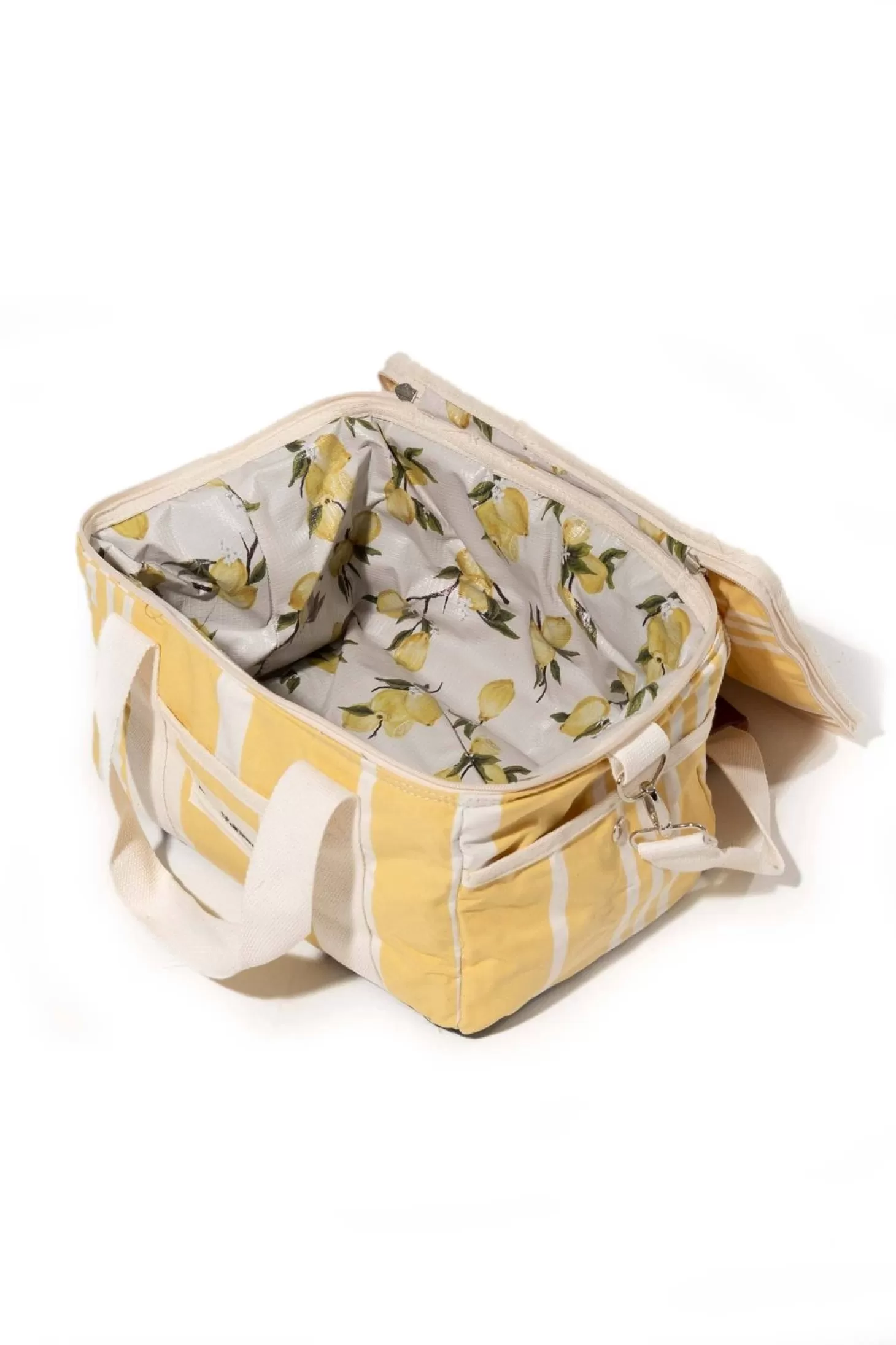 Premium Cooler Bags>Business & Pleasure Co. The Premium Cooler Bag - Vintage Yellow Stripe