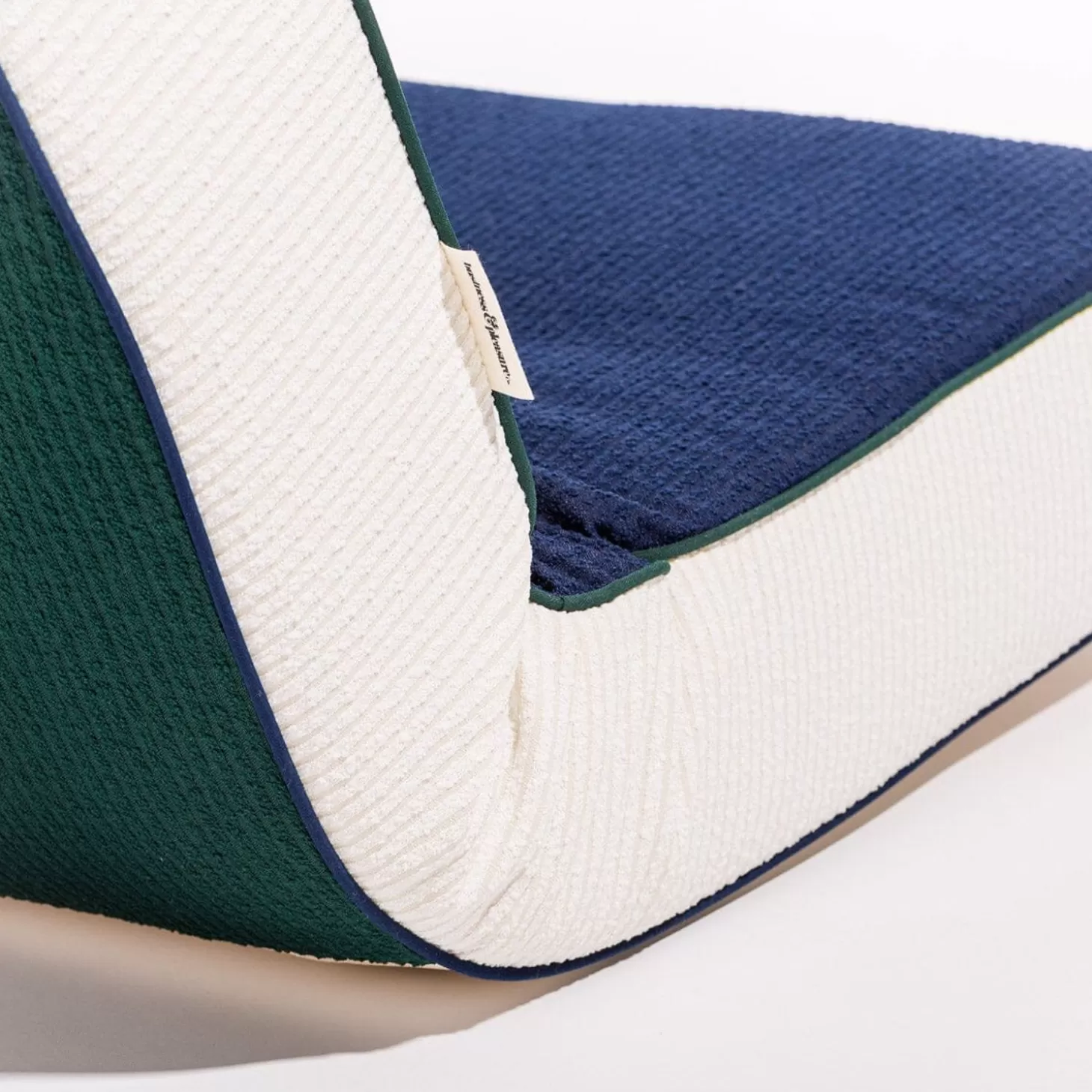 Outdoor Cushions>Business & Pleasure Co. The Reclining Pillow Lounger - Corduroy College Cinque